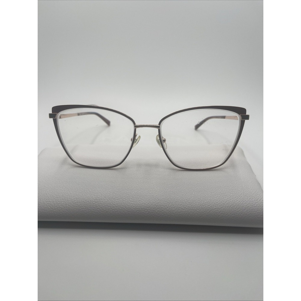 HELIUM EYEWEAR HE4397 55/16/140 MULBERRY RED ROSE GOLD FLEX HINGE #190